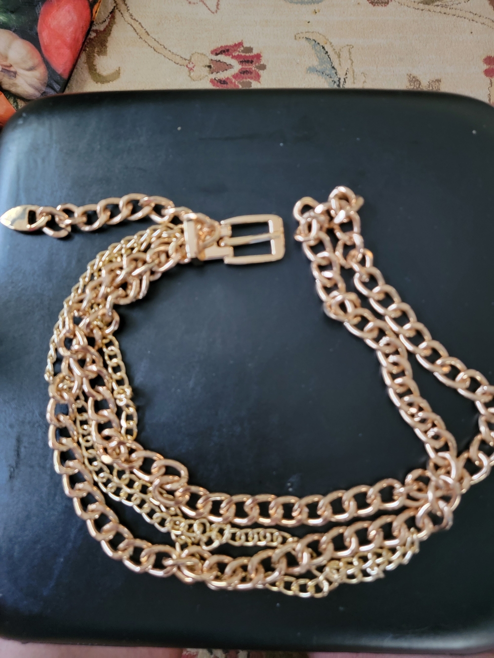 torrid Gold-Tone Multi-Chain Women's Belt SZ 1/2